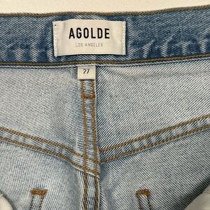 Agolde Riley high rise straight leg jean